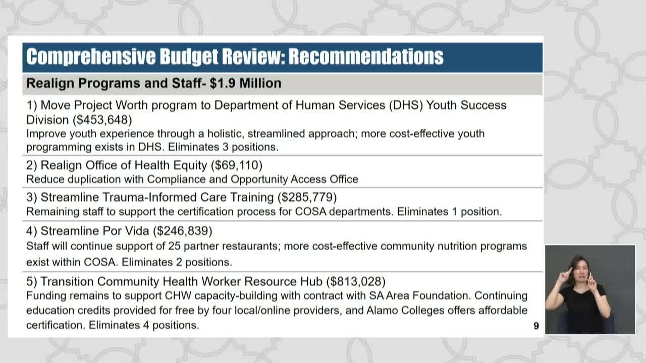 San Antonio Updates Community Health Programs With New Framework and Job Adjustments