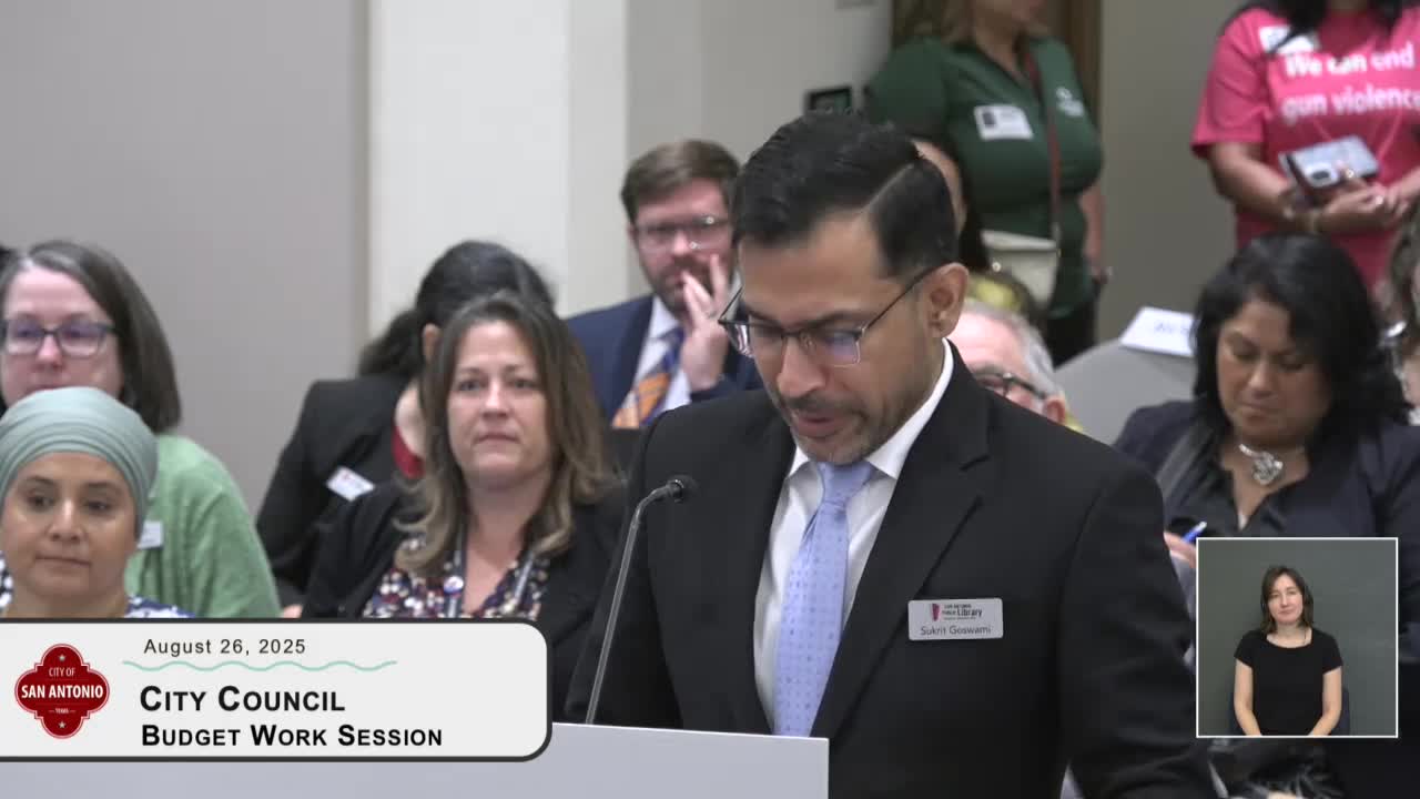 San Antonio Library Unveils $55.4M Budget Plan for Fiscal Year 2026