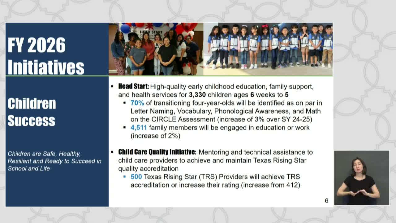 San Antonio collaborates with Head Start and nonprofits to enhance youth services and education