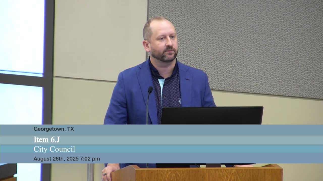 Georgetown City Council Approves 2025 Service Plan and Zoning Amendment for Indian Creek