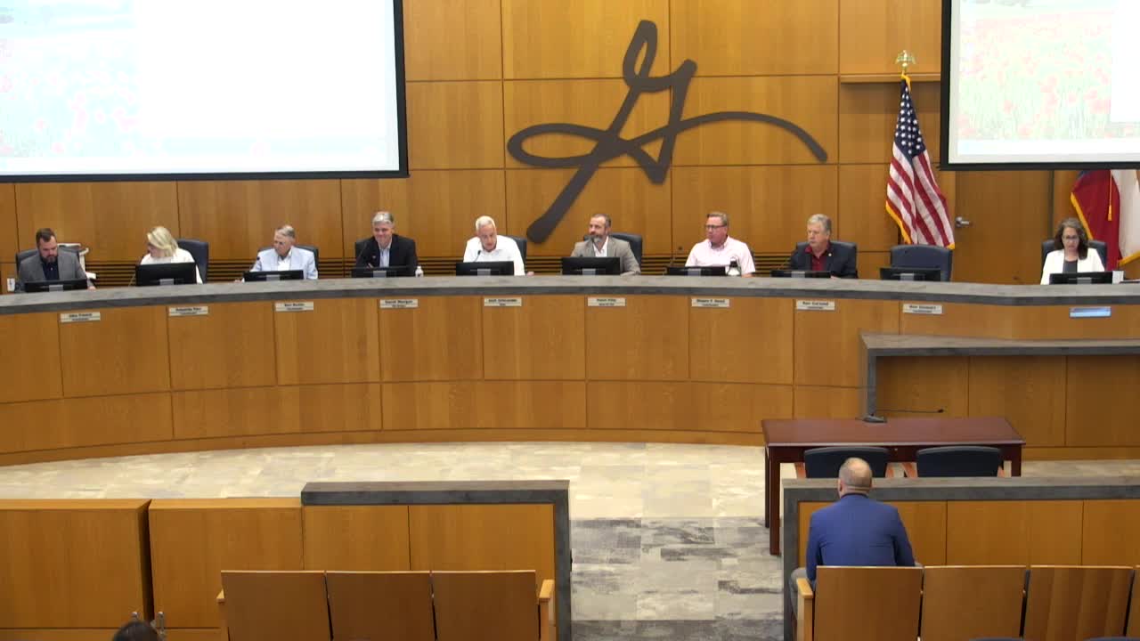 Resident Ryan McDaniel Addresses Lakeside Estates ETJ Mudd Concerns at City Council Meeting