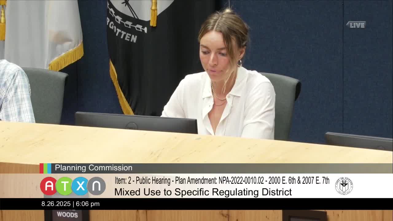 City Council Considers Rezoning Proposals for East Sixth and Guadalupe Streets