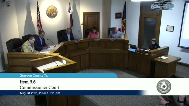 Grayson County Commissioners Approve 2026 Tax Rate and Juvenile Services Contracts