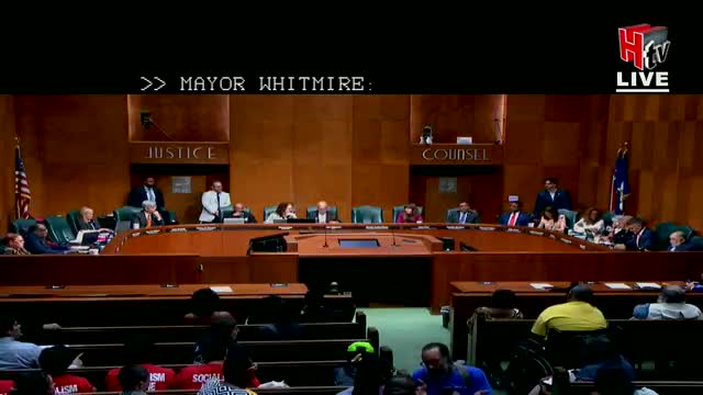 Houston City Council Meeting Features Invocation and Public Comments on Waste Issues