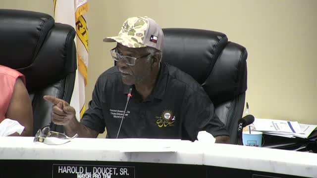 Port Arthur Council Addresses Infrastructure Budget and Homeownership Assistance Funding