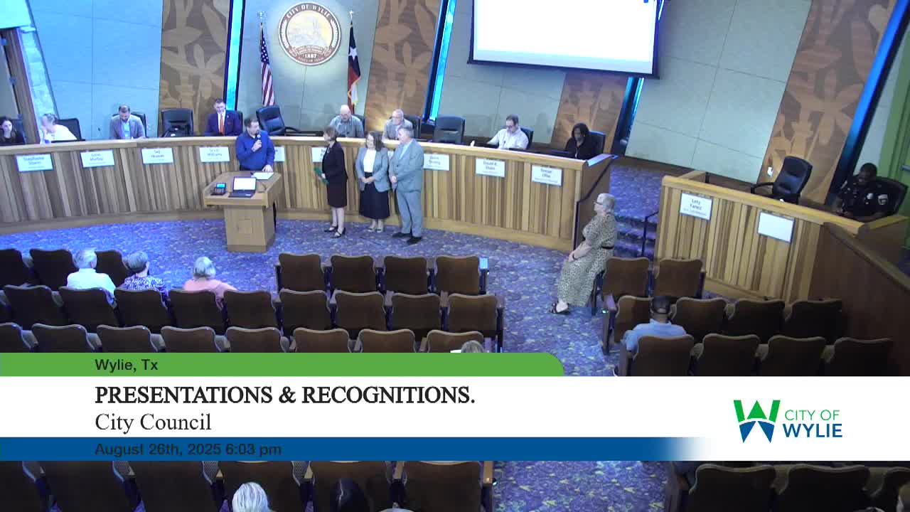 Mayor Porter Proclaims National Payroll Week in Wylie Texas September 2025