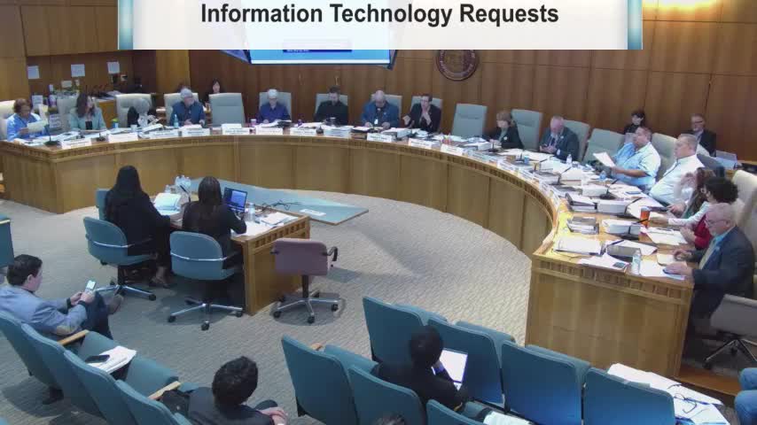 Representative Pettigrew questions funding priorities in budget review meeting