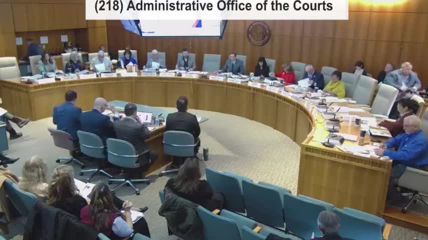 Judiciary asks Legislature for more staff pay, courtroom security and transcription technology as AOC seeks to absorb pretrial services