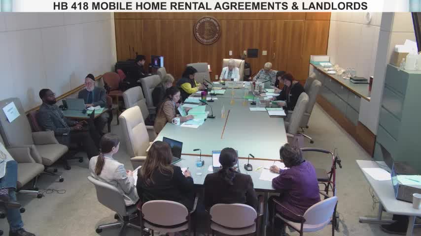 Sponsors seek temporary rent-stabilization and utility safeguards for manufactured-home parks