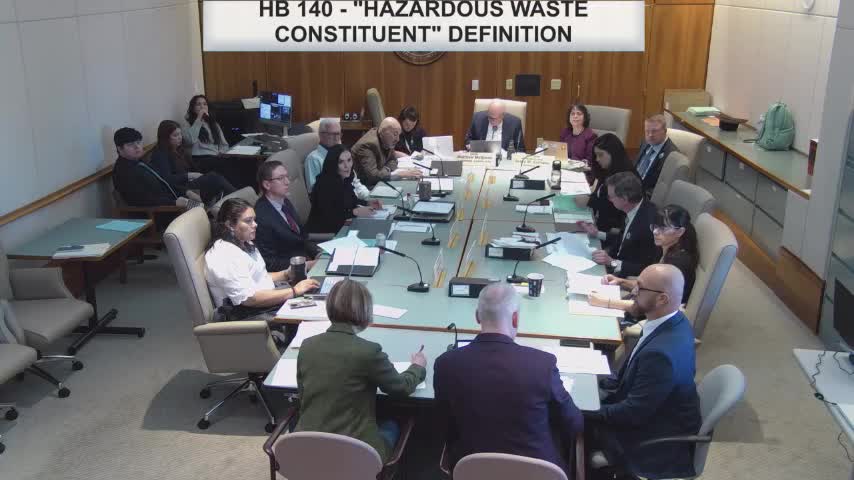 Legislators Define Hazardous Waste Constituents in New Bill