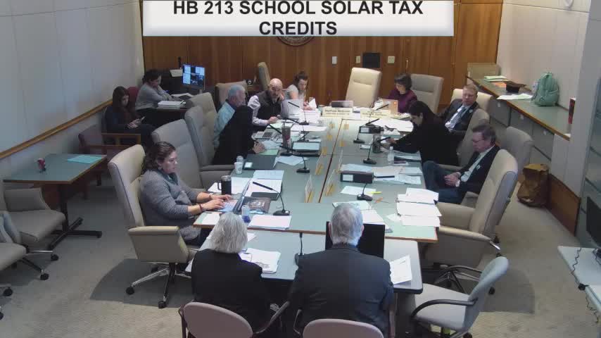 New Mexico Committee Debates Solar Incentives for Schools and Tax Benefits