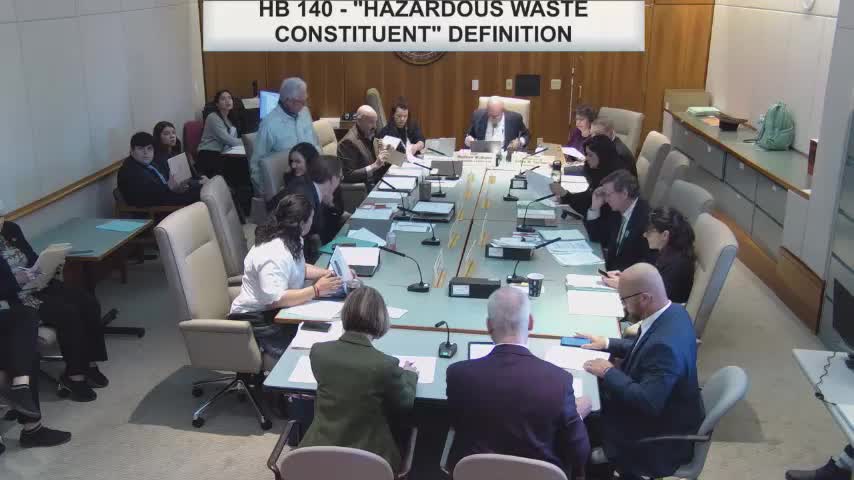 Committee advances bill letting New Mexico list hazardous waste constituents including PFAS