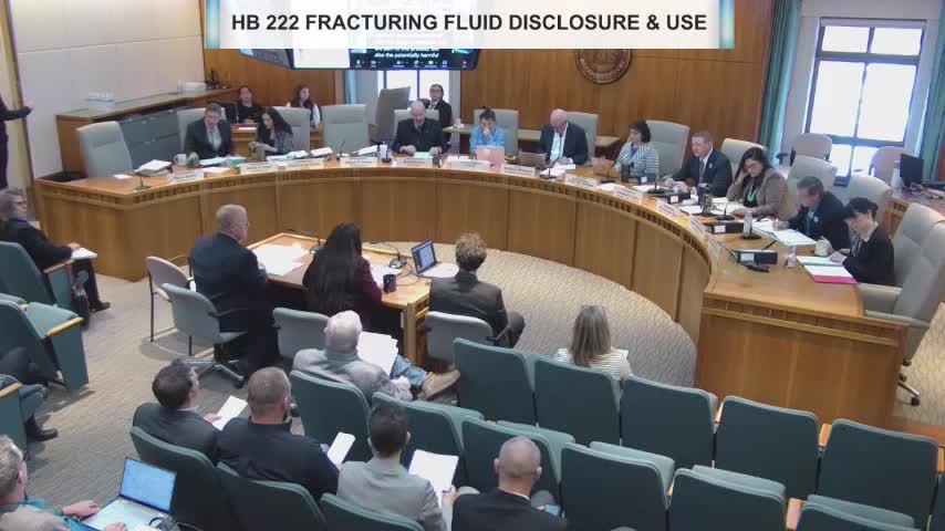 Senator Steinborn Advances Bill for Chemical Disclosure in Oil and Gas Industry