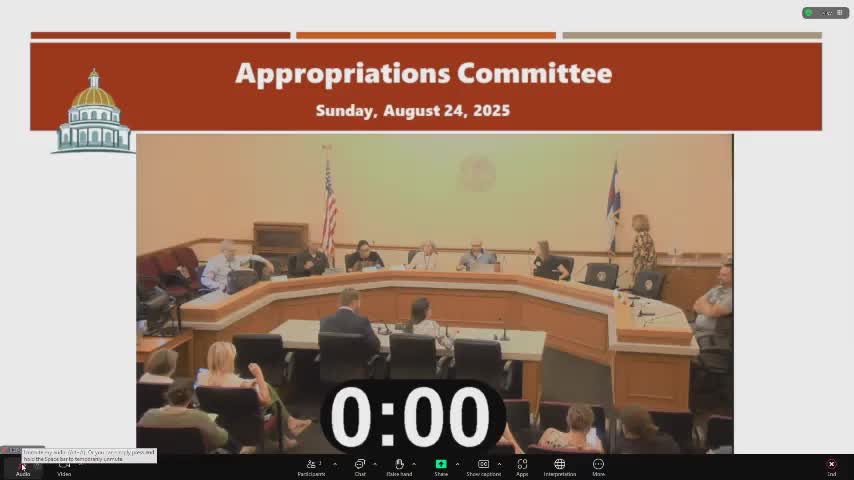 Senate committee advances House Bill 1006 to fund Healthcare Affordability Enterprise with tax-credit sales