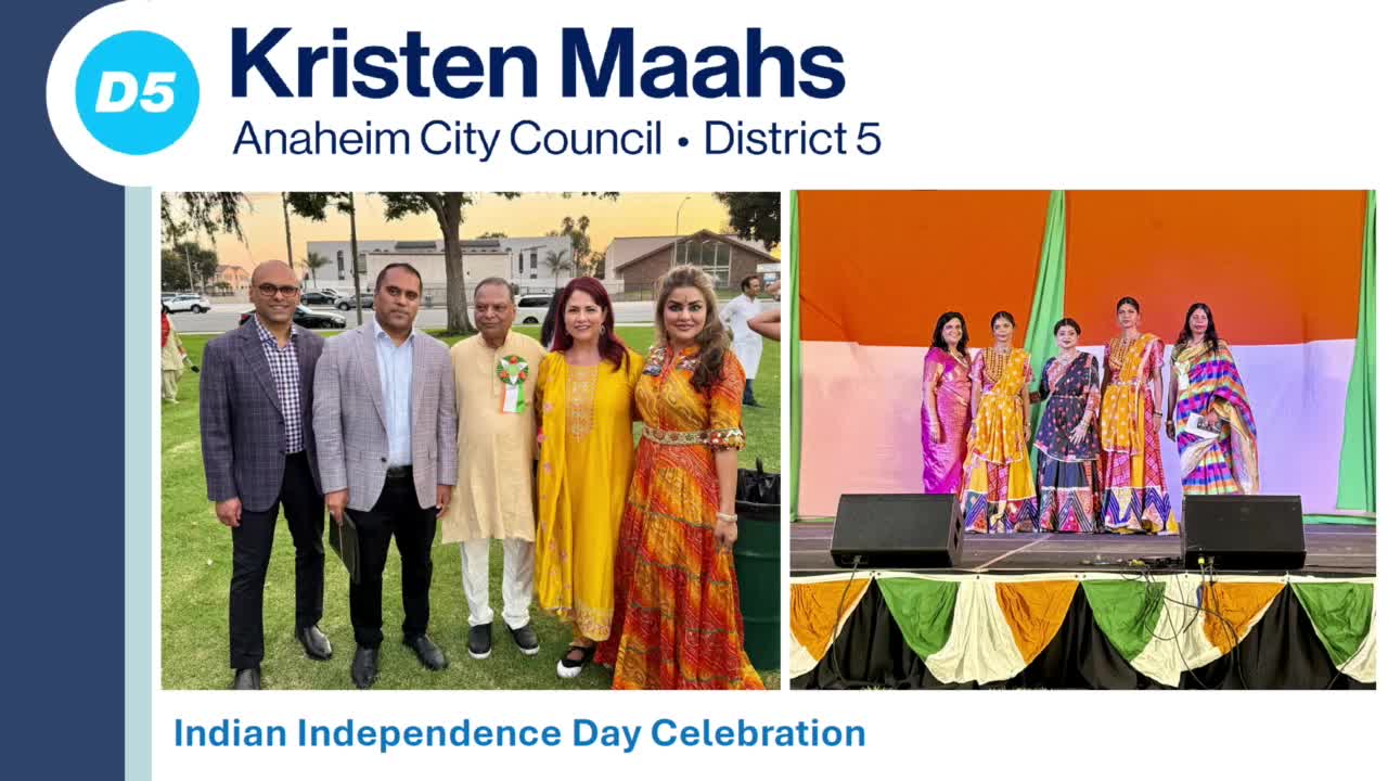 Anaheim Council Celebrates Diversity and Community Events While Remembering Local Leaders