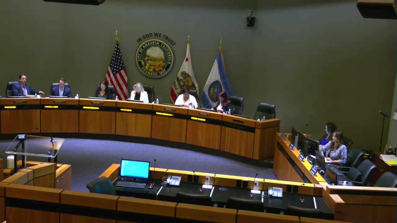 Anaheim Council Meeting Opens With Invocation By Reverend Jessica Strisco