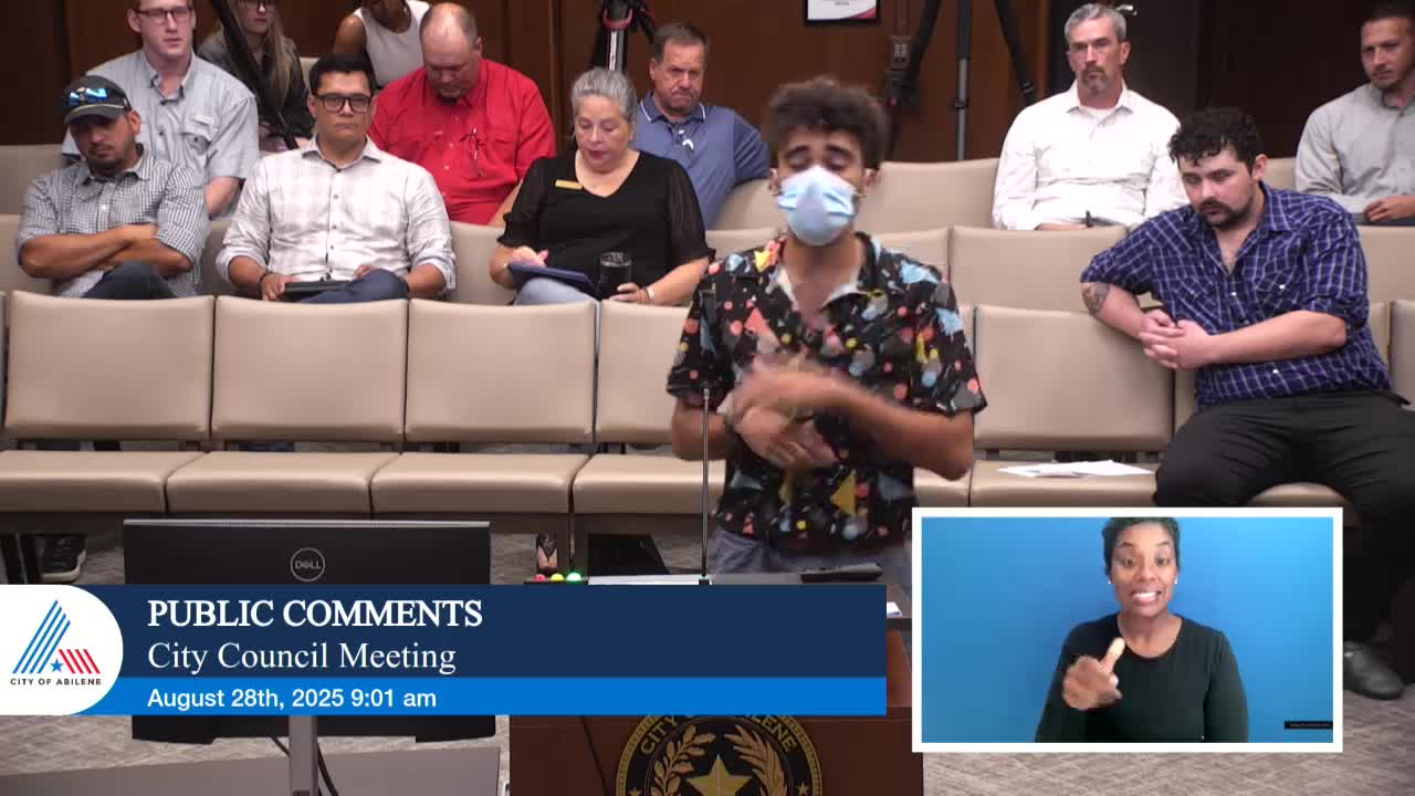 Abilene Residents Voice Concerns Over Water Management and Legal Issues