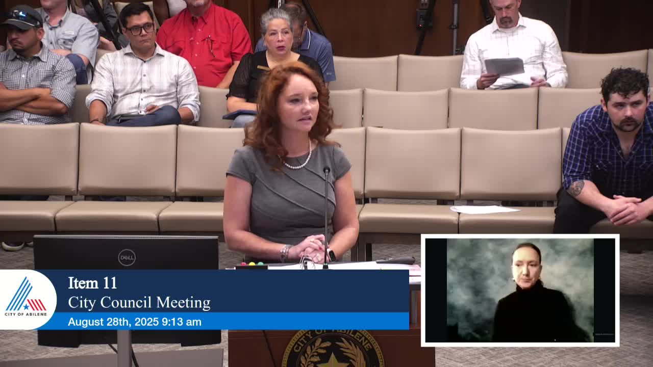Abilene Council Discusses New RV Park Zoning Request Amid Community Concerns