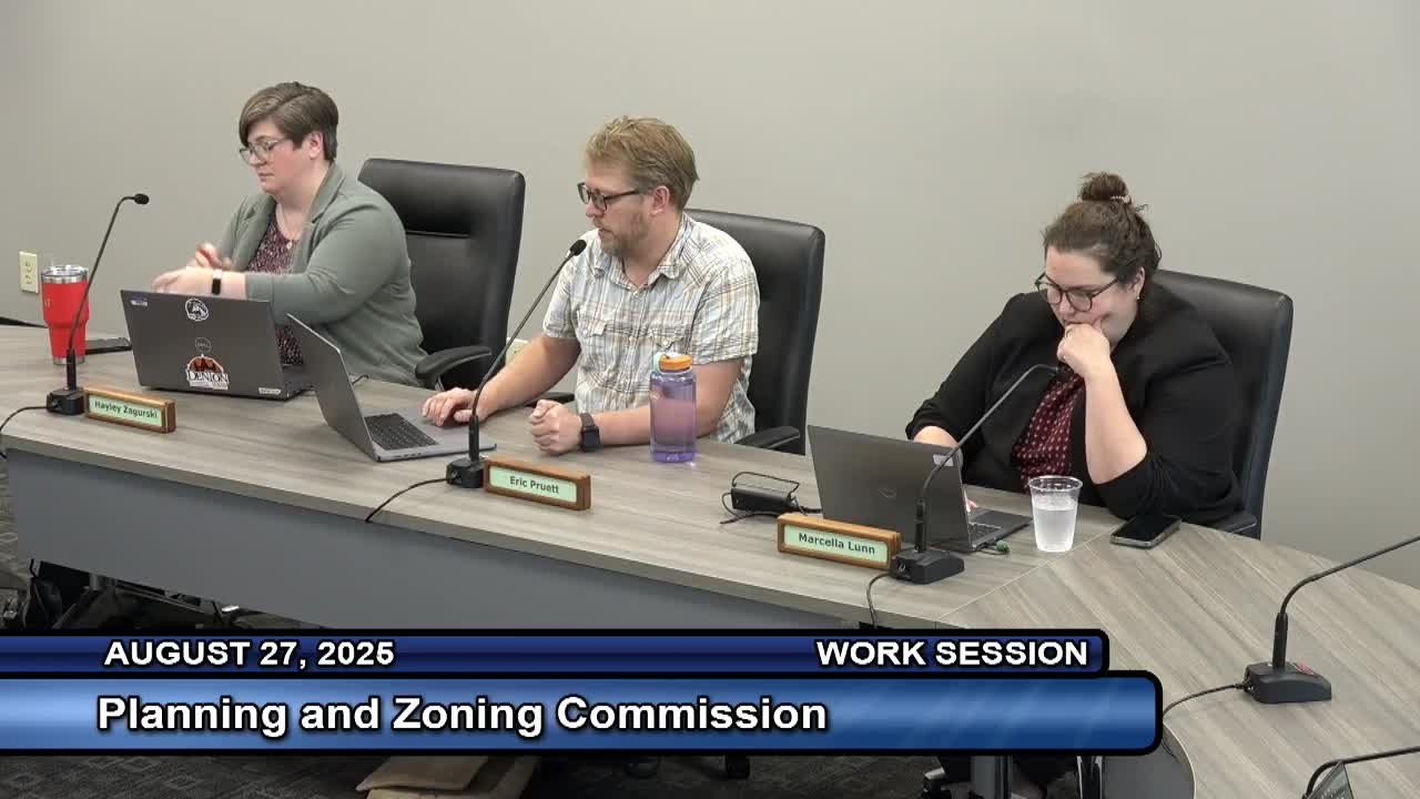 City Planning Commission reviews traffic impact analysis for Denton Grove Apartments