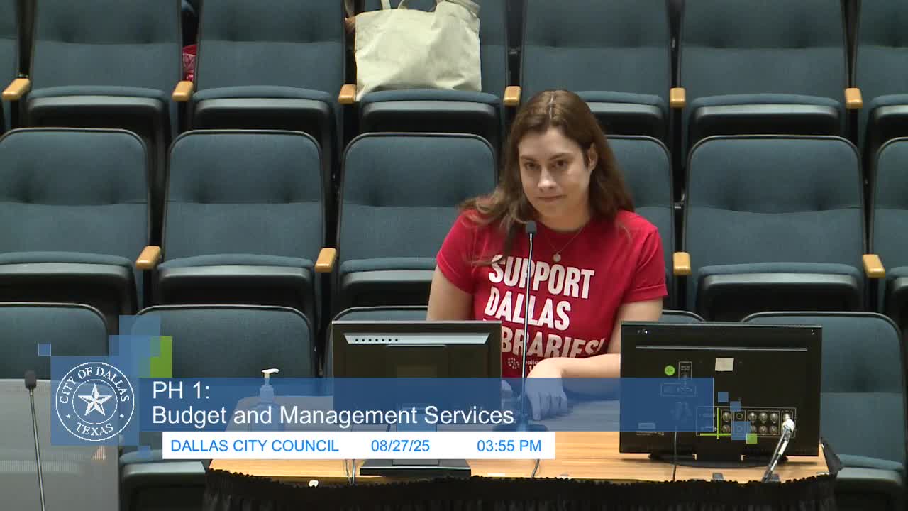 Community Pleads for Preservation of Skillman Library During City Council Meeting