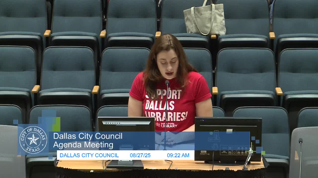 Community Advocate Urges Funding to Keep Skillman Southwestern Library Open