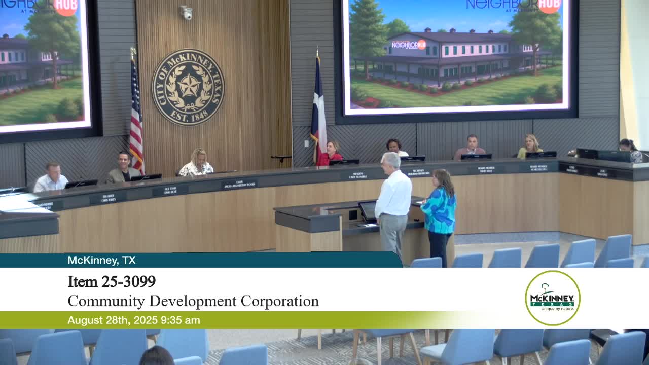 McKinney Council Discusses Catholic Charities Partnership for New Community Facility