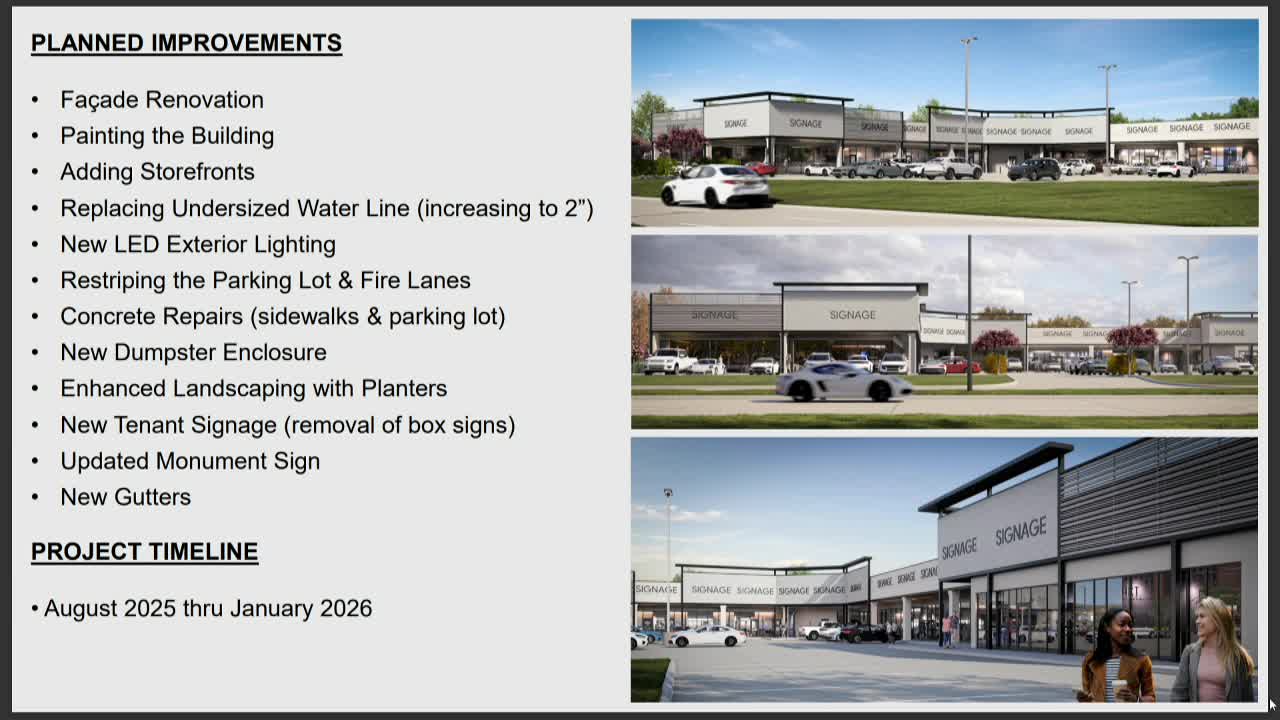 Developers outline $558,000 plan for updated shopping center with local and national tenants