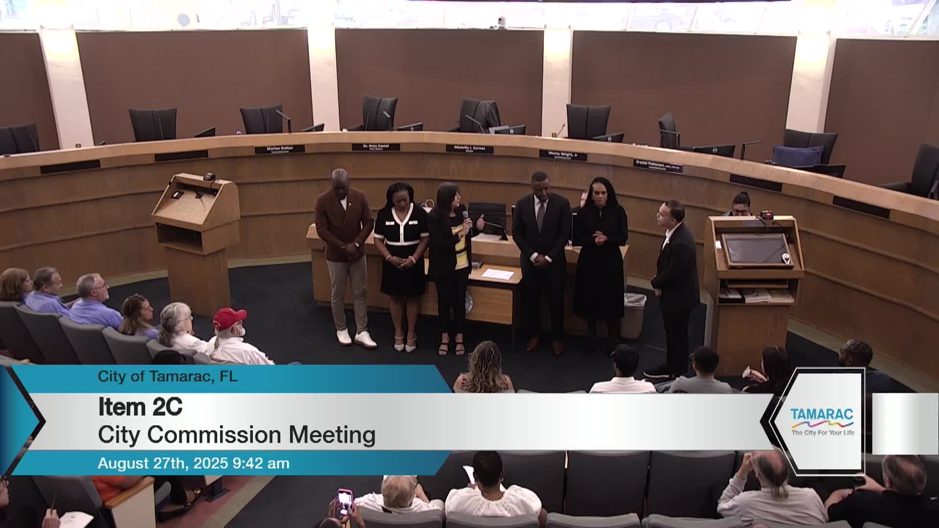 Tamarac Awards Honor Medals to Challenger Elementary and Pastor Alan Alexander