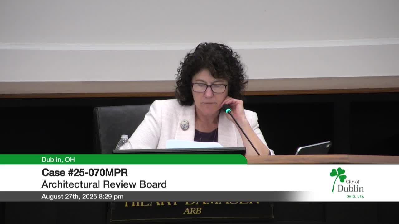 Ms. Holt Presents Historic Residential Zoning for Eliade Sells House in Dublin