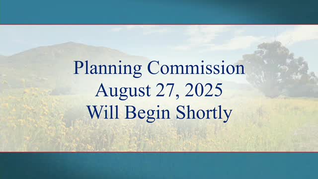 Planning Commission Schedules Public Hearing for November After Notice Issues