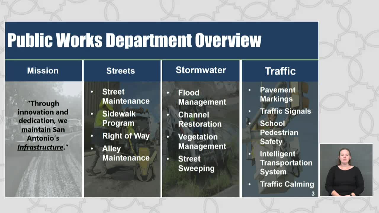 Public Works Department Unveils $303M Infrastructure Improvement Plan Through 2026