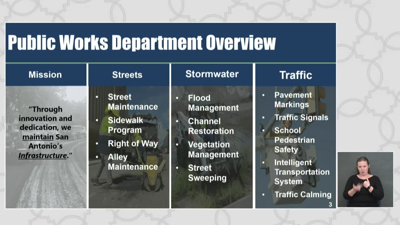 Public Works Department Unveils £303M Budget for Street and Sidewalk Improvements