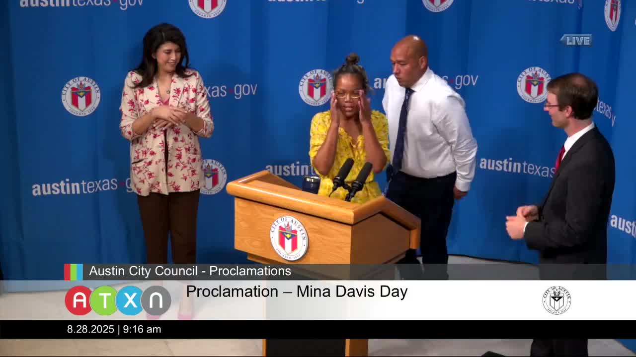 Council Member Ryan Alter Honors Chris Baker for Community Innovation in District Five