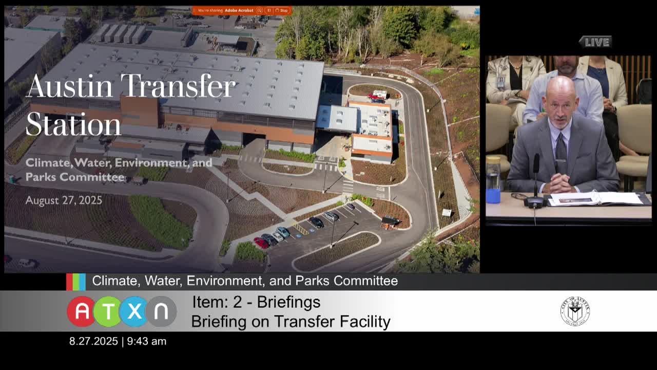 Austin explores new enclosed transfer station to improve waste management efficiency