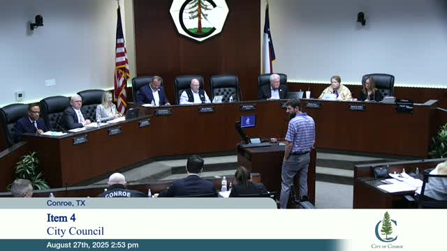 Conroe Council Approves $259K Purchase Order for Montgomery County Hospital District Services