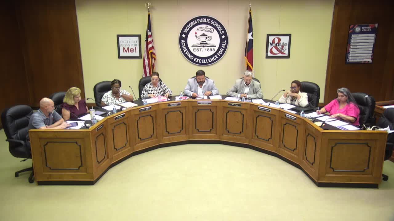 Victoria ISD Board Approves Final Budget Amendments and New Account Signers