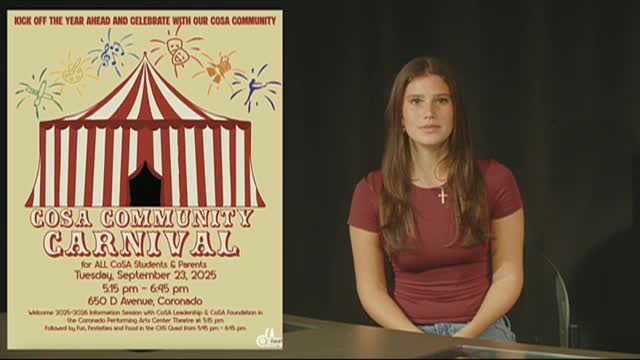 COSA Hosts Games Night as Seniors Annika Haslam and Lila Spiegel Shine at Film Festival