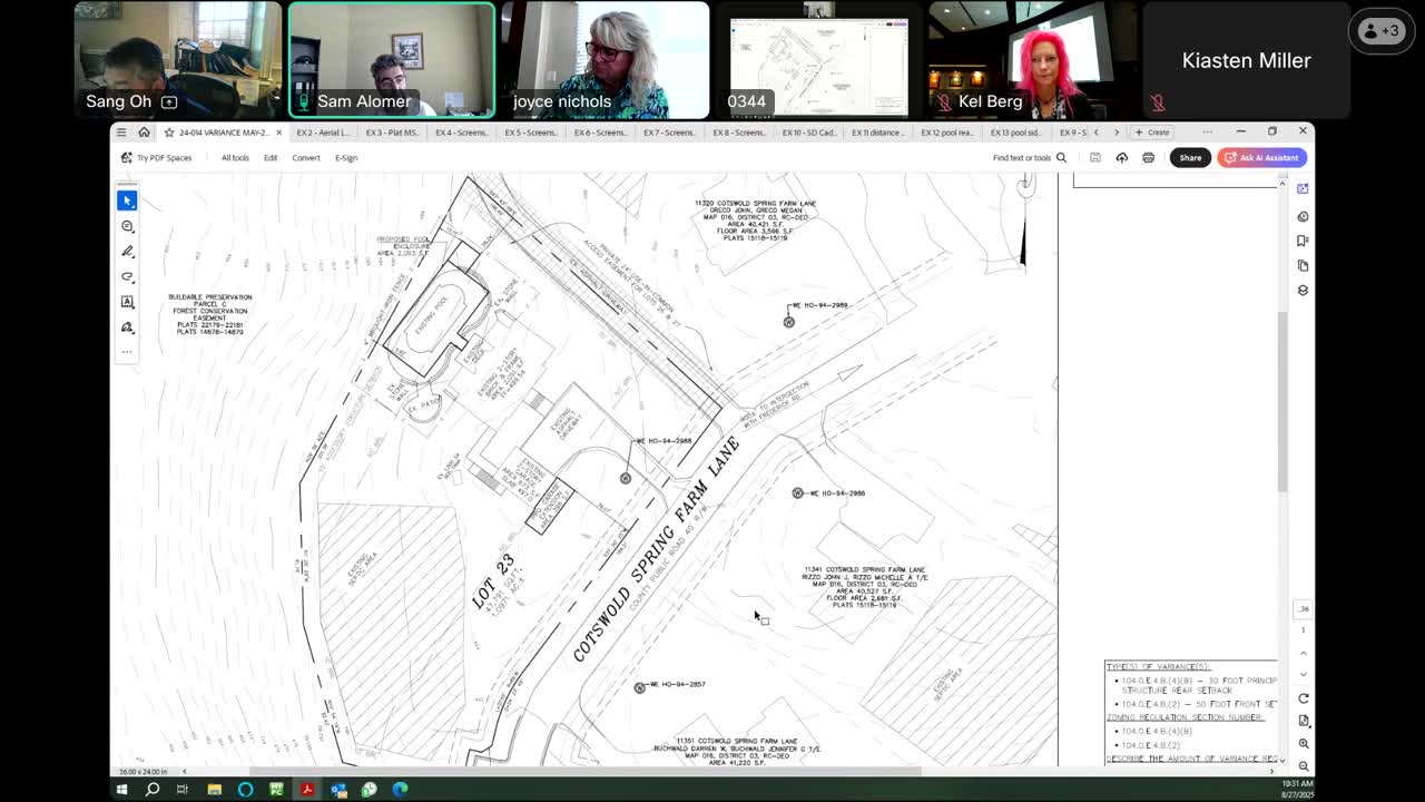Neighborhood Review Considers Garage Setback in Unique Shallow Lot Development