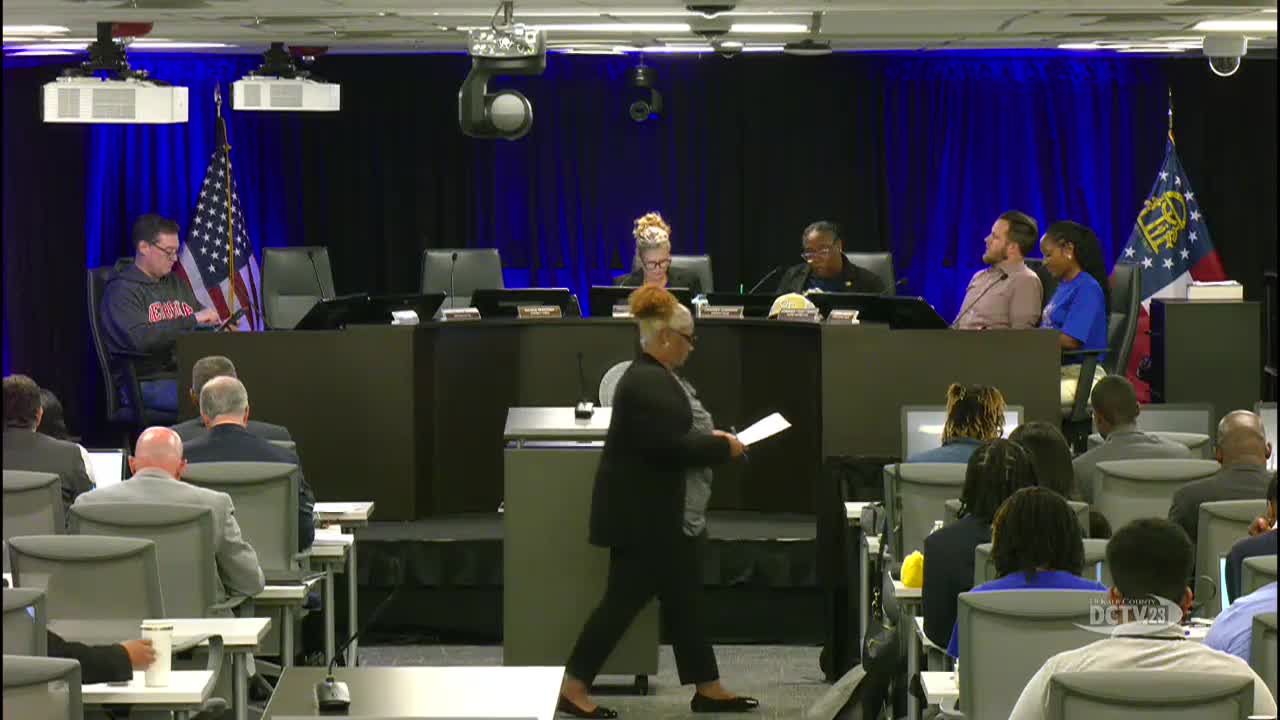 DeKalb County Commissioners Appoint Nicole Messiah as 2025 ACCG Voting Delegate