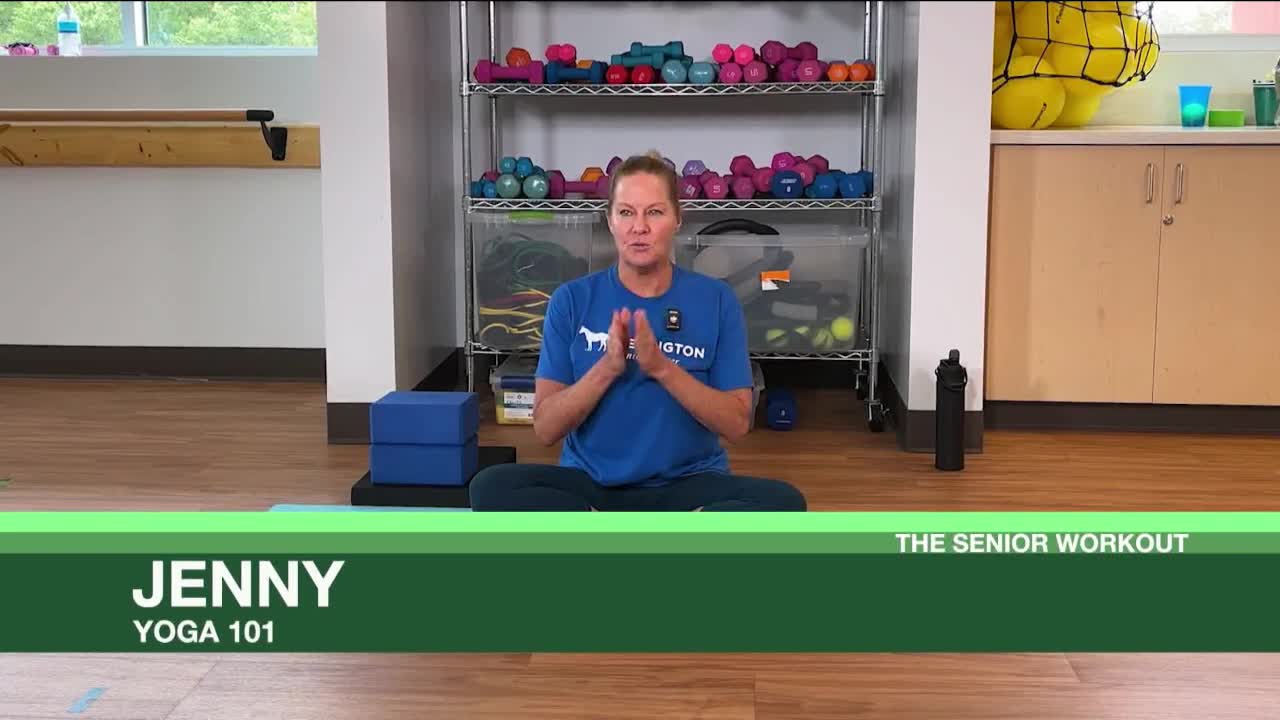 Yoga Instructor Leads Guided Session on Body Awareness and Breath