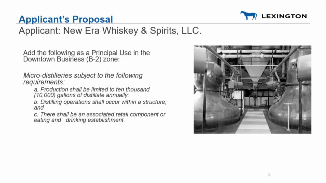 City Council Approves Micro Distillery Operations in Downtown B 2 Business Zone