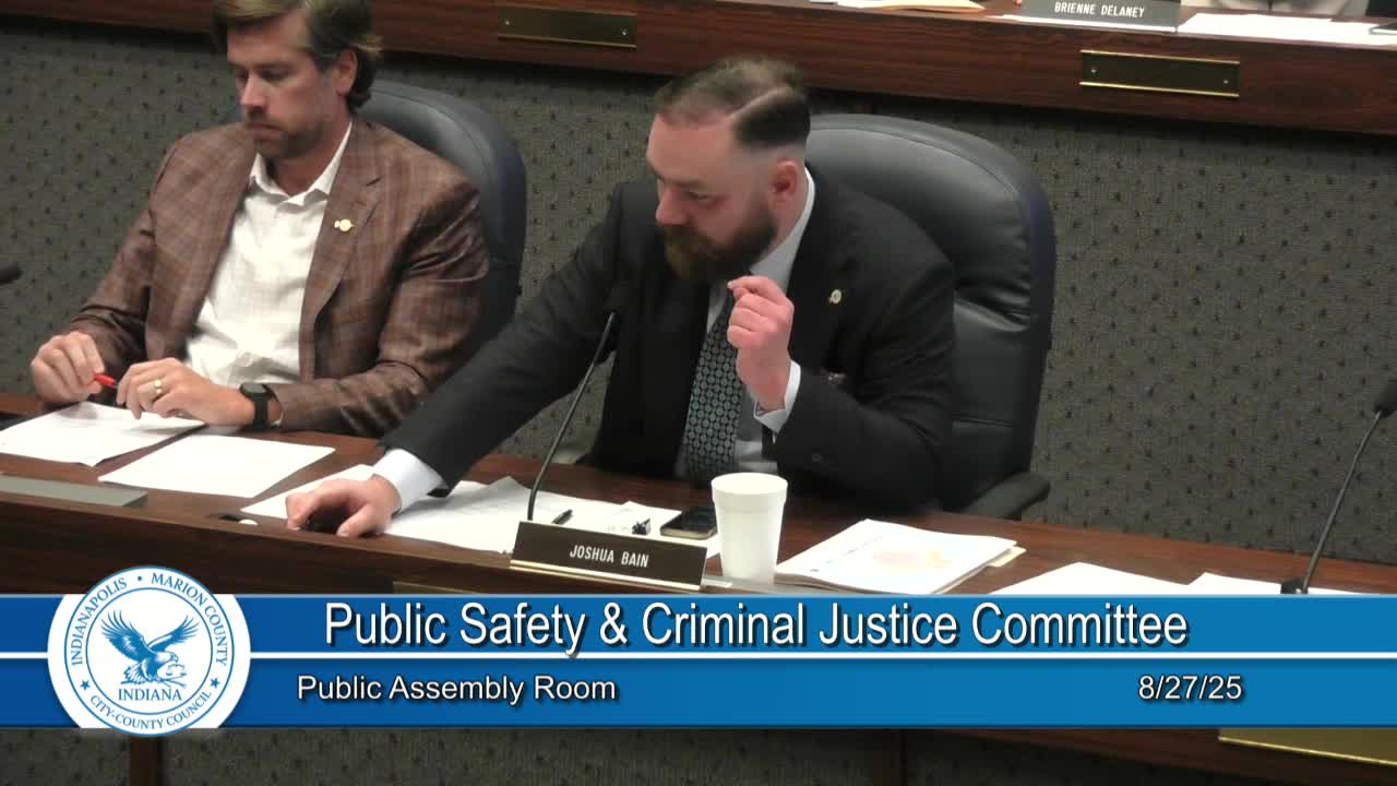 Marion County Public Safety Committee Debates Curfew Amendment and Fines Proposal