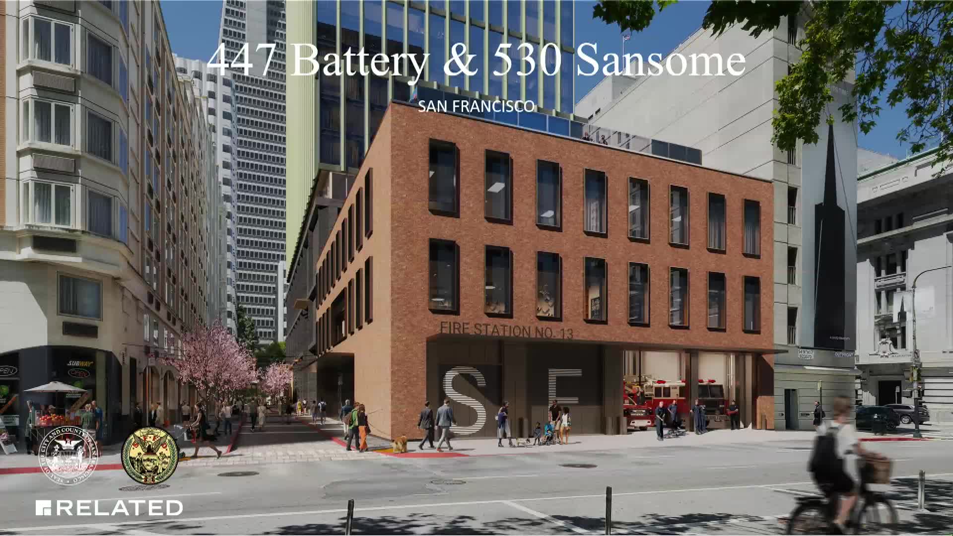 Developer unveils standalone fire station plan at 447 Battery in Philadelphia