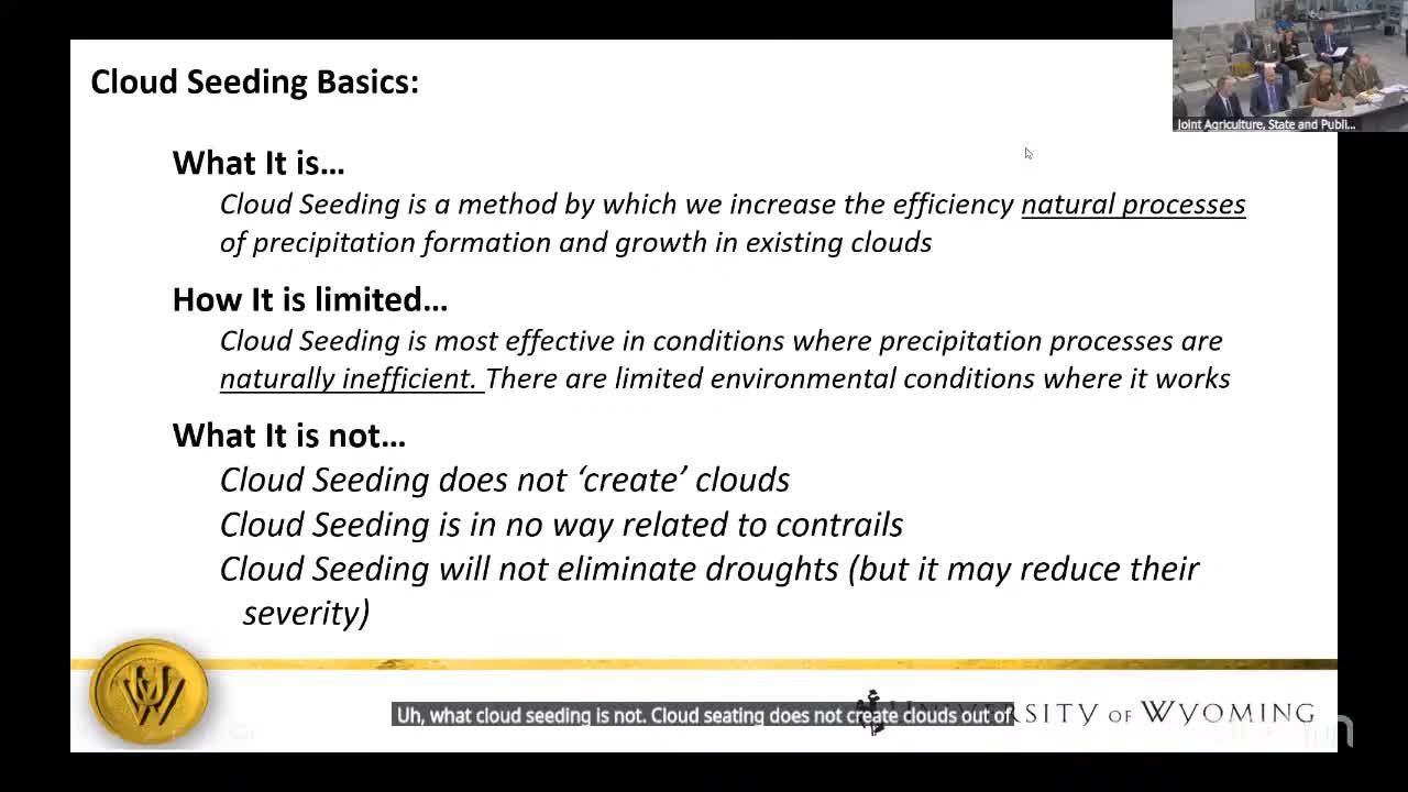 Expert Explains Cloud Seeding Science and Its Limitations in Drought Mitigation