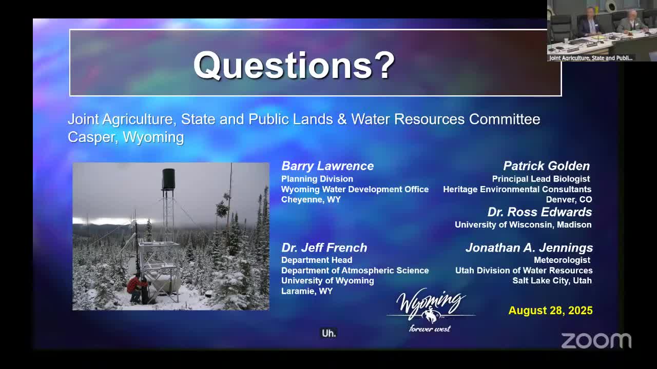 Experts Discuss Toxicity of Silver Iodide and Environmental Impact on Aquatic Life