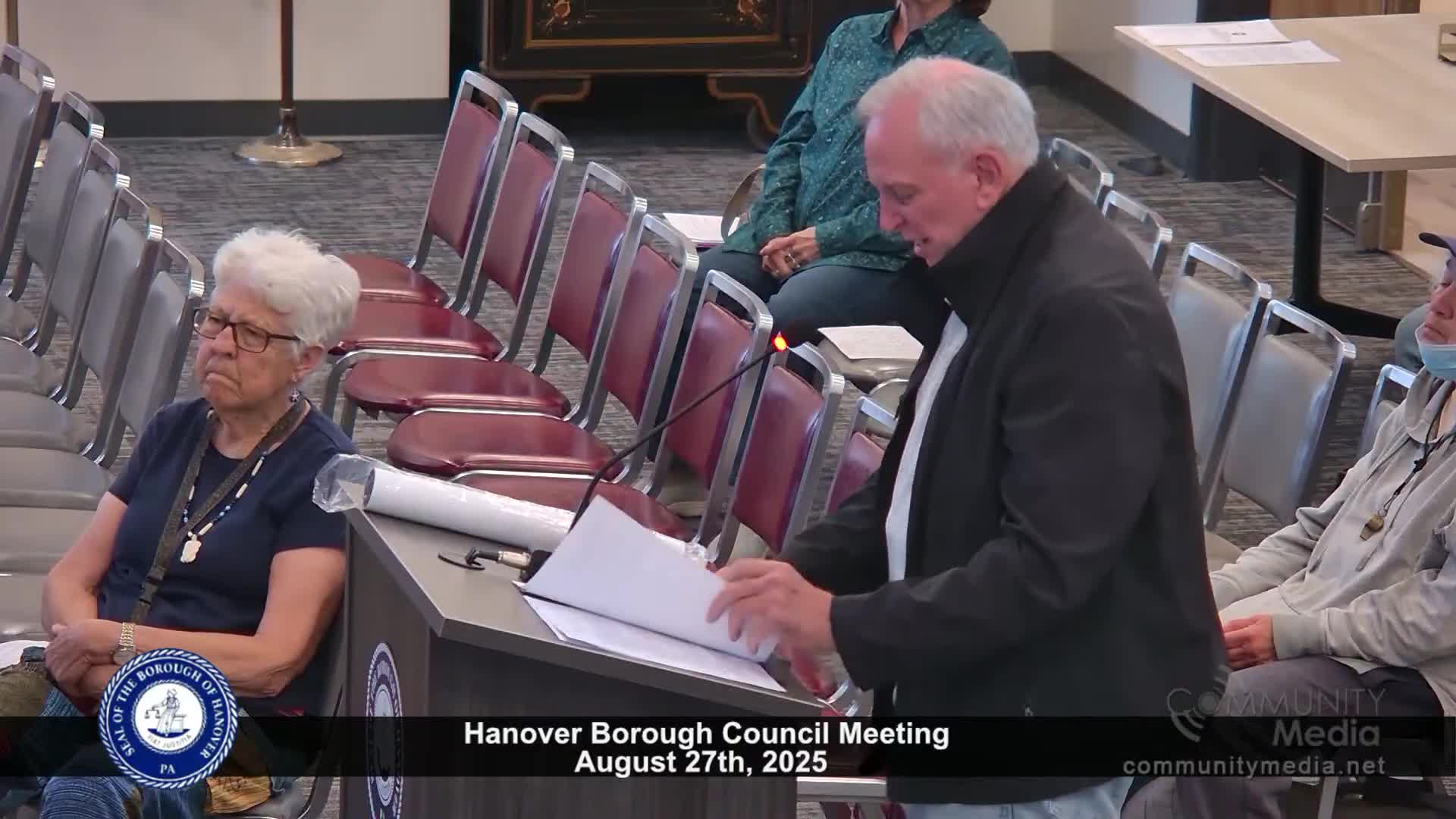 Grace Mullen praises new water supply plan at borough meeting