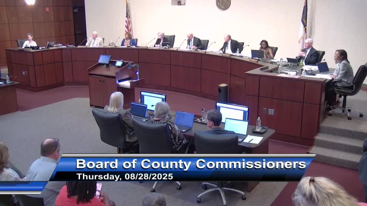 Teacher Jennifer Fernbach urges Forsyth County Commissioners to protect public education funding