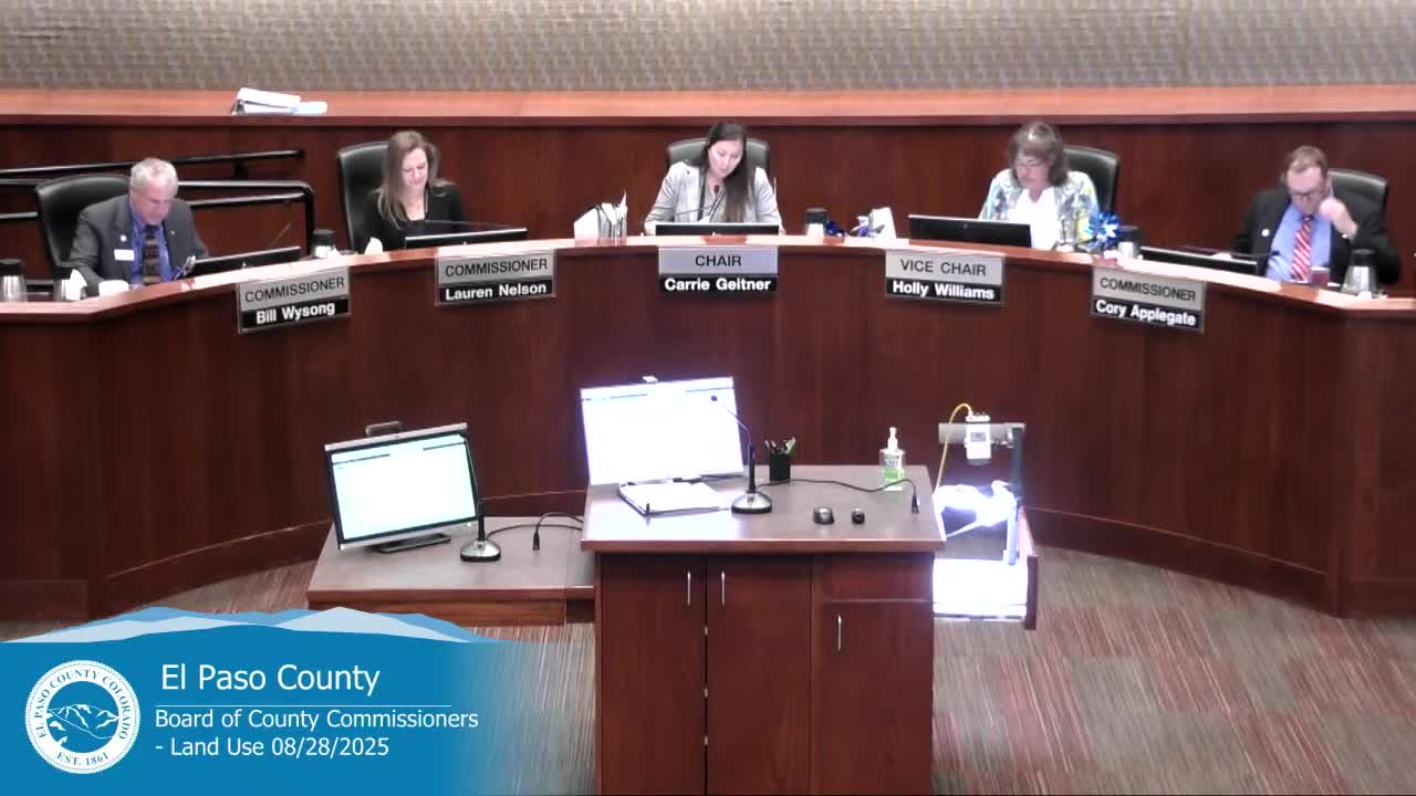 Susan Gillespie offers prayer at El Paso County meeting honoring shooting victims