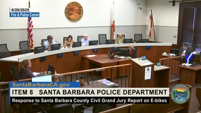 Santa Barbara implements e bike ordinance and enhances safety through targeted enforcement strategy