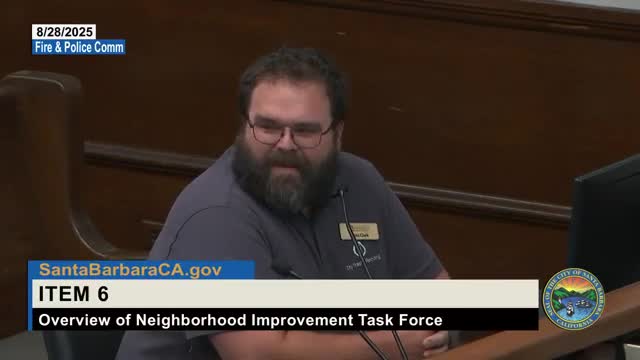 Santa Barbara Task Force Targets Neighborhood Improvements Through Actionable Solutions